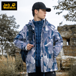 jackwolfskin狼爪晚八jackwolfskin狼爪冲锋衣鹅绒羽绒内胆三合一