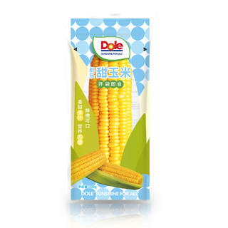 Dole 都乐 吉林甜玉米棒6根1.2kg装 开袋即食 200g*6根