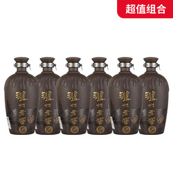 LUZHOULAOJIAO 泸州老窖 紫砂大曲酒 52度 浓香型白酒（大包装）6瓶装 700ml*6