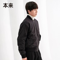 本来 男装外套冬季新款复古时髦棒球服加厚潮男棉衣