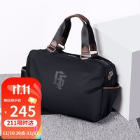 高尔夫GOLF旅行包大容量行李包袋多隔层防泼水运动包干湿分离男士手提包出差单肩斜挎旅游包 黑色