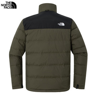 北面（The North Face）三合一冲锋衣男冬户外运动上衣羽绒内胆舒适保暖外套 21L/绿色/绿色内胆/550蓬 L/175