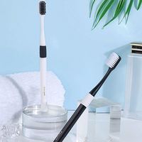 fenjie 芬洁 软毛黑白牙刷竹炭  10只装