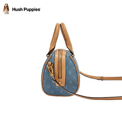 Hush Puppies 暇步士 女士手提包经典印花包包女包大容量单肩包时尚潮流包 蓝色HA-127211452