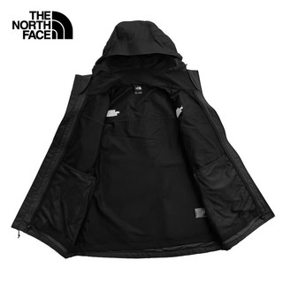 北面（The North Face）三合一冲锋衣男冬户外保暖两件套装防风软壳内胆外套 JK3/黑色/店长/评价有礼 L/175