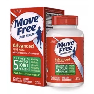 MoveFree 氨糖软骨素维骨力中老年养护关节美国绿瓶 120粒+绿 180粒