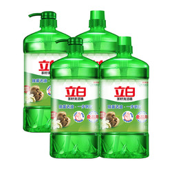 Liby 立白 茶籽洗洁精1kg*4瓶 除菌率99.9% 高效去油除味 食品用去农残