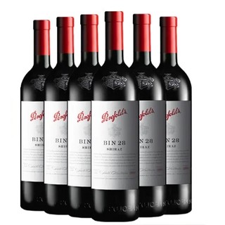 Penfolds 奔富 BIN28设拉子干红葡萄酒 750ml*6支装 澳洲原瓶进口