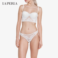 LA PERLA 女士内衣PER SEMPRE系列蕾丝内裤 A017白色 XS