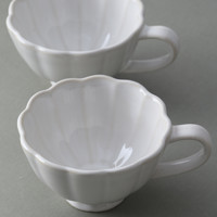 KINGZUO 陶瓷牛奶杯子雏菊水杯微波炉咖啡茶杯燕麦早餐杯