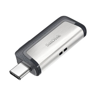 SanDisk 闪迪 至尊高速系列 DDC2 USB 3.1 U盘 银色 256GB Type-C/USB-A双口