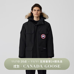 CANADA GOOSE 加拿大鹅 Expedition男士派克大衣户外休闲外套大鹅羽绒服 4660M 61 黑色 XS