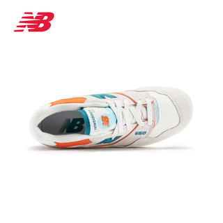 new balance 女鞋秋冬防滑耐磨轻底暖色运动板鞋BB550