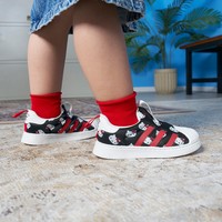 adidas 阿迪达斯 三叶草SUPERSTAR HELLOKITTY女婴童贝壳头学步鞋子