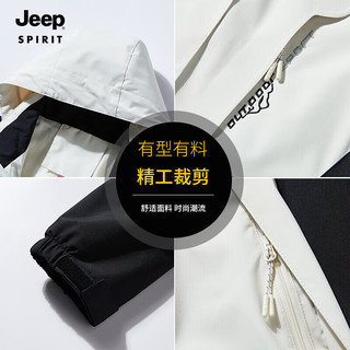 吉普（JEEP）冲锋夹克男女款三合一两件套冲锋衣防风防水保暖夹克 1818