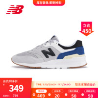 NEW BALANCE NB23男鞋女鞋997H系列舒适百搭透气复古拼接运动休闲鞋 灰色/蓝色/黑色 CM997HHA 41.5(脚长26cm)