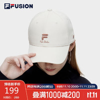 FILA 斐乐 FUSION 斐乐潮牌棒球帽中性2023时尚休闲鸭舌帽运动遮阳帽