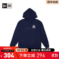 NEW ERA 纽亦华 情侣款MLB运动潮樱花系列时尚休闲连帽卫衣