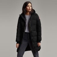 CANADA GOOSE Alliston系列 女士中长款羽绒服 5077L 黑 L