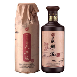 长乐牌（CHANGLEPAI）长乐烧45度珍品老窖 500ml 米香型白酒 单支