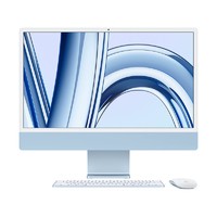 Apple 苹果 iMac Apple M3 芯片 8 核中央处理器 8 核图形处理器 256GB 固态硬盘 8GB 统一内存