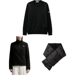 STONE ISLAND 石头岛 罗盘袖章卫衣+北面摇粒绒夹克+北面T恤