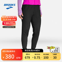 布鲁克斯（BROOKS） 布鲁克斯 女士动能保暖长裤休闲紧身运动裤 221500001 黑色 M/165/72A女