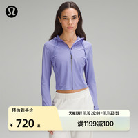 lululemon 丨Define Mesh 女士运动连帽短款夹克 LW4BVZS