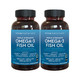 Viva Naturals Viva美国进口高浓度深海鱼油软胶囊Omega3中老年成人DHA180粒*2瓶