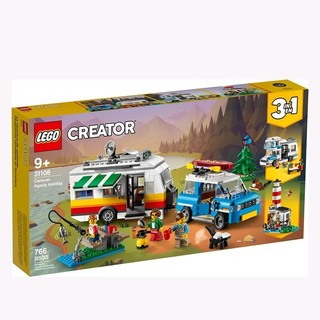 PLUS会员：LEGO 乐高 Creator3合1创意百变系列 31108 大篷车家庭假日