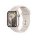Apple 苹果 watch苹果手表S9 电话智能运动手表 男女通用款 星光色 标配 45毫米 GPS款