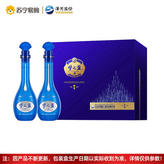 YANGHE 洋河 梦之蓝M6 40.8度500ml*2瓶礼盒 浓香型白酒 苏宁自营