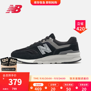 new balance 997H系列 中性休闲运动鞋 CM997HCC 黑色 42.5