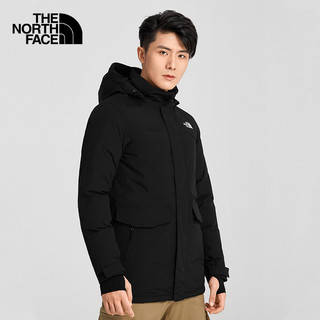 The North Face北面羽绒服男款秋冬户外防风防泼水保暖550蓬鹅绒夹克外套 JK3/黑色 2XL