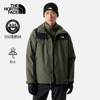 THE NORTH FACE 北面 冲锋衣男户保暖防水550蓬羽绒内胆三合一892A 21L S