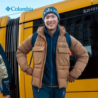Columbia哥伦比亚户外男子穿行鹅绒700蓬羽绒服WE9639 224美拉德棕 S(170/92A)