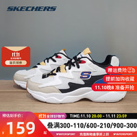 SKECHERS 斯凯奇 女鞋子 潮流运动鞋厚底熊猫鞋耐磨老爹鞋低帮休闲鞋