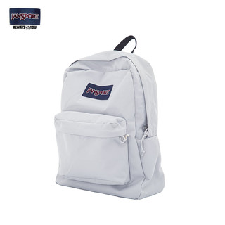 JANSPORT 杰斯伯 双肩包女24年男包运动休闲背包书包 4QUT88T 初雪/奶灰色-秋冬