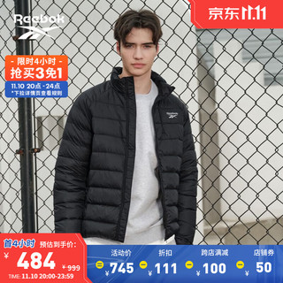 Reebok 锐步 男女经典时尚复古梭织轻薄运动羽绒服夹克 23FRC275UGH0 A/M