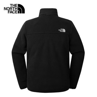 北面（The North Face）抓绒衣外套户外防风保暖舒适男可做冲锋衣内胆|83O9 JK3/黑色 M/170