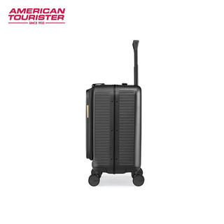 美旅2023胖胖箱大容量前开口旅行箱小型拉杆箱行李箱NF3 炭灰色-短途箱 29英寸