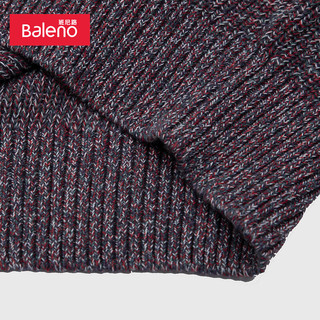 班尼路（Baleno）针织衫时尚简约男色彩混纱线衫休闲百搭套头上衣 R71 S