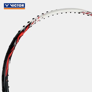VICTOR 威克多 胜利羽毛球拍全碳素明星同款单拍进攻型龙牙之刃 龙牙一代TK-RYUGA-D红色4U