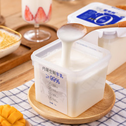 蒙希顿0蔗糖纯酸奶1kg1桶