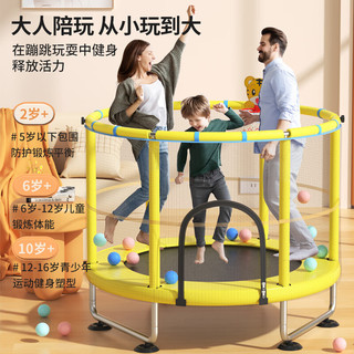 DIBU 迪步 蹦蹦床55英寸儿童家用护网蹦床室内运动健身弹跳床家庭玩具跳跳床
