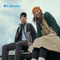 哥伦比亚 户外男女同款时尚拼色保暖抓绒休闲外套AE0276