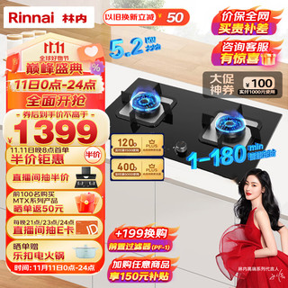 Rinnai 林内 大火力底盘可调节玻璃面板