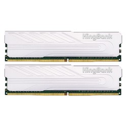 KINGBANK 金百达 银爵系列 DDR4 3200MHz 台式机内存 马甲条 银色 32GB 16GBx2