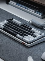 VARMILO 阿米洛 凯斯哈林键帽套装黑白热升华PBT迷你洛键盘JDA高度