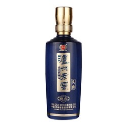泸州老窖蓝花瓷头曲醇柔浓香型白酒52度500ml单盒